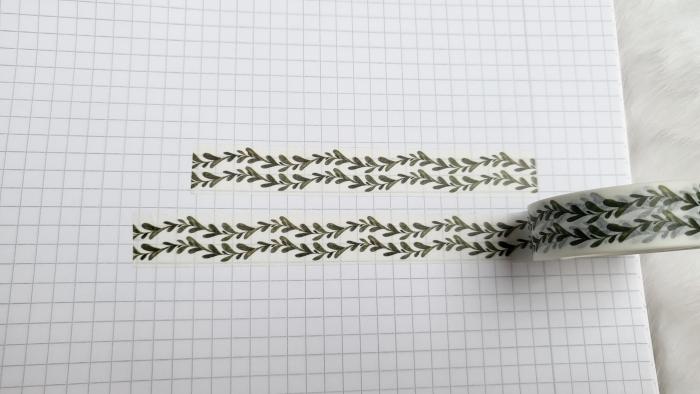 Washi Tape Blumenranke